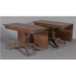 1 PHILADELPHIA MAHOGANY 2-PART DINING T