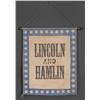 Image 1 : 1 LINCOLN AND HAMLIN CAMPAIGN BANNER