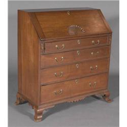 1 CONNECTICUT CHERRY SLANT FRONT DESK