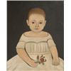 Image 2 : 1 FOLK PORTRAIT OF A BABY IN WHITE DRES