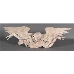 1 LARGE CARVED EAGLE
