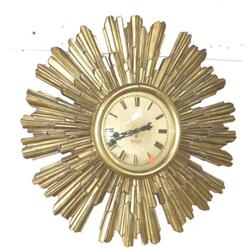 1 GILTWOOD WALL CLOCK