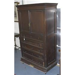 1 VICTORIAN WALNUT CABINET