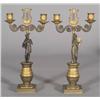 Image 1 : 1 PAIR OF FRENCH BRONZE CANDELABRA