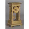 Image 1 : 1 FRENCH BRONZE PORTICO CLOCK