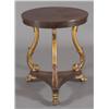 Image 1 : 1 REGENCY STYLE PARCEL-GILT CENTER TABL