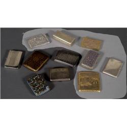 1 GROUP OF SIX CIGARETTE CASES