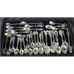 1 COLLECTION OF SOUVINEER SPOONS