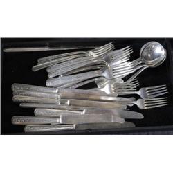 1 TOWLE PARTIAL STERLING FLATWARE SERVI