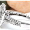 Image 3 : 2.26 CTW Natural Sapphire 14K Solid White Gold Diamond Ring