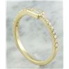 Image 3 : 0.38 CTW Diamond 18K Yellow Gold ring