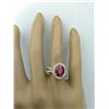 Image 6 : 3.04 CTW Ruby 18K Yellow Gold Diamond Ring