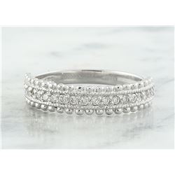 0.28 CTW Diamond 18K White Gold Ring