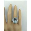 Image 5 : 8.50 CTW Aquamarine 14K White Gold Diamond Ring