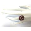 Image 4 : 7.72 CTW Natural Red Ruby And Diamond Ring 14K Solid Yellow Gold