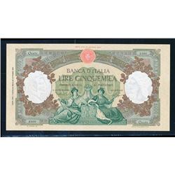 ITALY 1961-63 5000 Lire, P-85d, S/N O1171 2300. PMG 8062509-004 CU-63