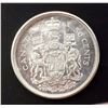Image 1 : CANADA 1961 50 Cents Reverse Brockage on Obverse. Error, RARE.
