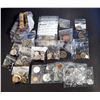 Image 1 : WORLD A Mixed Lot of Coins and Tokens w/560 grams of Silver.
