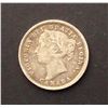 Image 2 : CANADA 1884 10 Cents. Fine 12, RARE