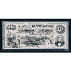 LA BANQUE DE ST. HYACINTHE 645-12-04 $10.00 Blanchard-Dessaulles Reprint