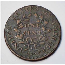 USA Large Cent 1798 B. # 1726 F-12