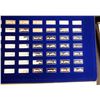 Image 2 : A 100 Pieces Set of Miniature Silver Ingots of Classic Cars w/Box and Certificates