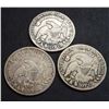 Image 2 : USA Capped Bust Half Dollars, Lot of Three Pieces : 1809, 1823, 1826