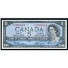 Image 1 : BANK OF CANADA 1954 $5.00, BC-39aA-i, Beattie-Coyne, Modified CBN. Graded: CH UNC
