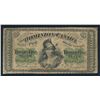 Image 1 : DOMINION OF CANADA 1870 25 Cents Banknote, DC-1a. Fine