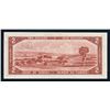 Image 2 : BANK OF CANADA 1954 $2.00 Devil's Face Banknote, BC-31a, AU+