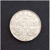 Image 1 : CANADA 1926 5 Cents Far 6. Very Fine