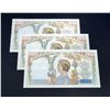 Image 2 : FRANCE 1942 5000 Francs, Lot of 3 Sequential Banknotes. P-97c. Graded: UNC
