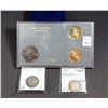 Image 1 : CANADA TOKEN 1907-1985. A 3 Pieces Lot of Tokens and Quarters G-6 to UNC