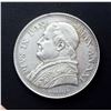 Image 2 : ITALIAN STATES 1867XXIR PAPAL STATES KM# 1384 2-1/2 Lire Silver 12.5 gms. X Fine