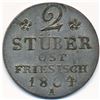 Image 1 : GERMAN STATES 1804A KM# 281 East Friesland 2 Stuber in Extra Fine