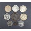 Image 1 : VATICAN CITY 1846-1970 A 9 Pieces Lot of Medals, Tokens & Fob. VF-EF