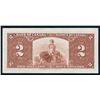 Image 2 : BANK OF CANADA 1937 $2.00 Banknote, BC-22c, Serial # L/R 3503778. AU