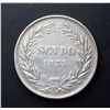 Image 1 : ITALIAN STATES 1835VB PAPAL STATES KM# 1358 Scudo Silver 26.6 gms. Very Fine+