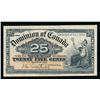 Image 1 : DOMINION OF CANADA 1900 25 Cents, DC-15a, Countney. Graded: AU