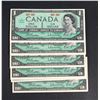 Image 1 : BANK OF CANADA 1967 $1.00 Centential 1867-1967, Lot of 49 Banknotes, BC-45a. AU-Unc