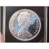 Image 2 : CANADA 1967 Commemorative Dollar Citadel Maple Leaf and Anchor. UNC