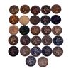 Image 2 : CANADA 1901 Victoria Large Cents. A Lot of 27 Pieces in Fine 12