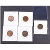 Image 2 : CANADA 1937-2002. A Lot of 5 Error Cents VF-UNC