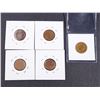 Image 2 : CANADA 1964-1980. A Lot of 5 Error Cents EF-UNC
