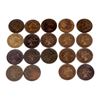 Image 2 : CANADA 1895-1896 Victoria Large Cents. A Lot of 19 Pieces in Fine