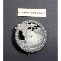 GERMANY WWII Blockade Runner Badge