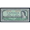 Image 1 : BANK OF CANADA 1954 $1.00, BC-37aA, Beattie-Coyne, Modified CBN. Graded: UNC