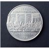 Image 1 : CANADA 1982 Dollar Cupro-Nickel Constitution w/ clipped Planchet Error Coin UNC