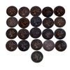 Image 2 : CANADA 1899 Victoria Large Cents. A Lot of 22 Pieces in Very Good