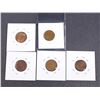 Image 2 : CANADA 1953-1981. A Lot of 5 Error Cents VF-UNC